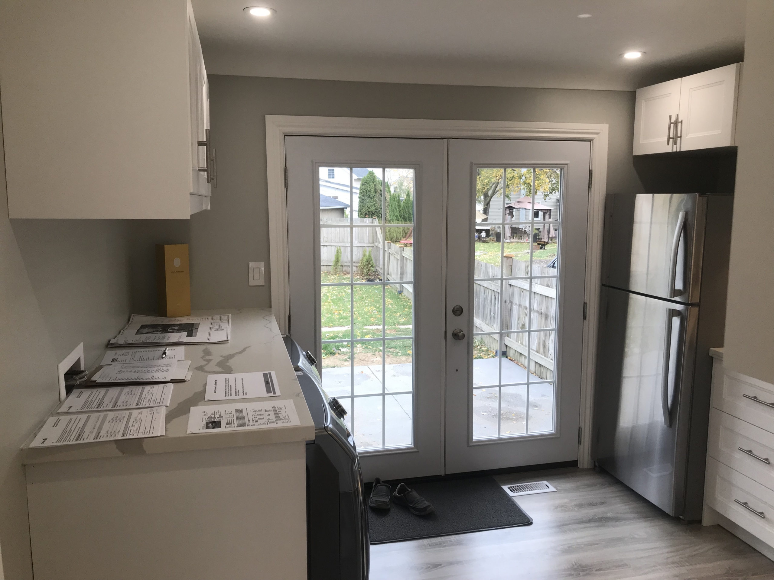 Glendale Unit 2 Laundry and French Doors